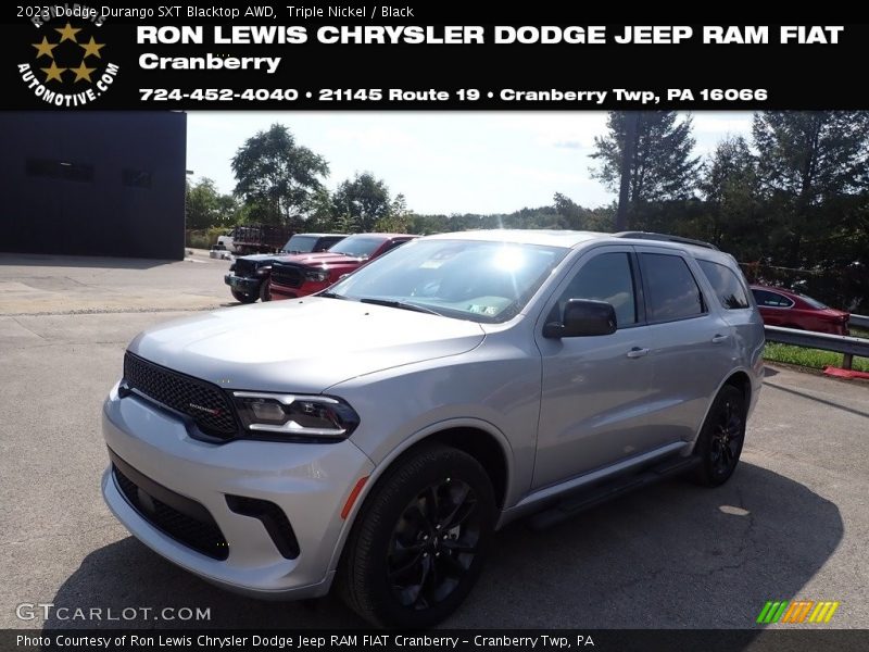 Triple Nickel / Black 2023 Dodge Durango SXT Blacktop AWD