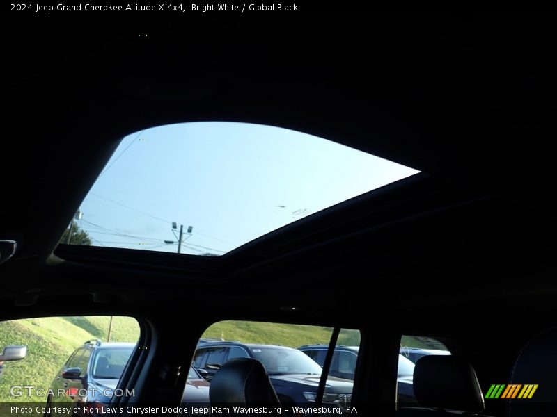 Sunroof of 2024 Grand Cherokee Altitude X 4x4
