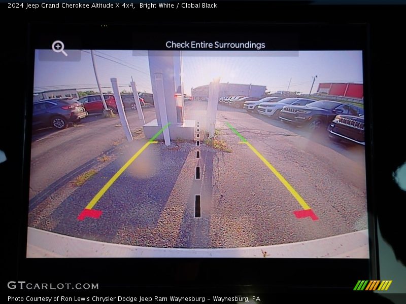 Controls of 2024 Grand Cherokee Altitude X 4x4