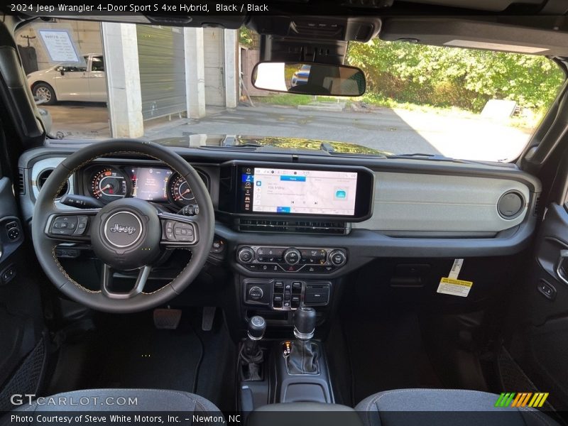 Dashboard of 2024 Wrangler 4-Door Sport S 4xe Hybrid