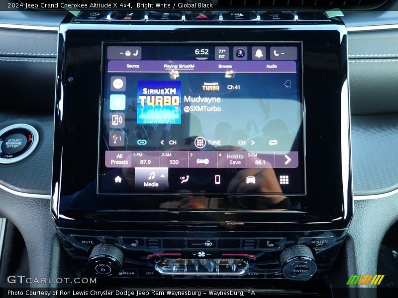 Controls of 2024 Grand Cherokee Altitude X 4x4