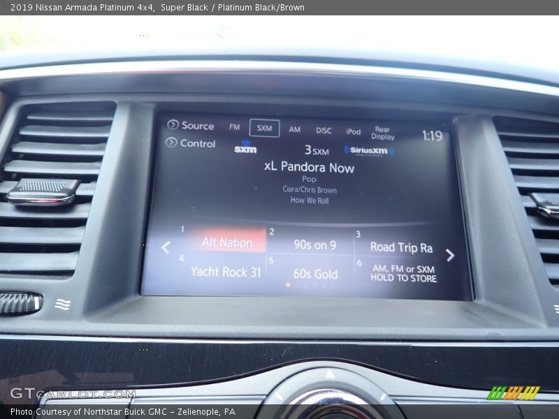Super Black / Platinum Black/Brown 2019 Nissan Armada Platinum 4x4