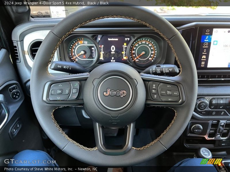  2024 Wrangler 4-Door Sport S 4xe Hybrid Steering Wheel