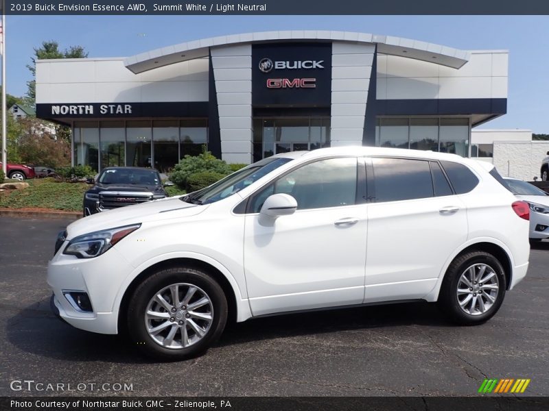 Summit White / Light Neutral 2019 Buick Envision Essence AWD