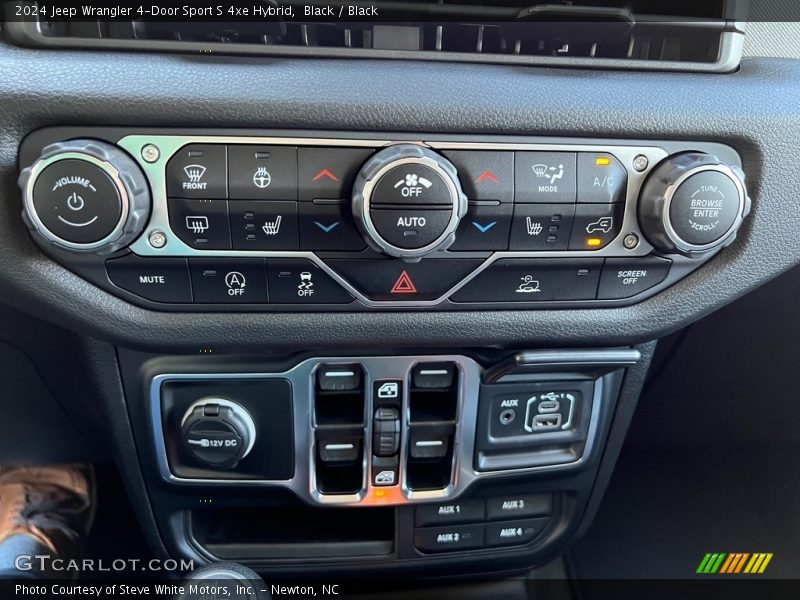 Controls of 2024 Wrangler 4-Door Sport S 4xe Hybrid