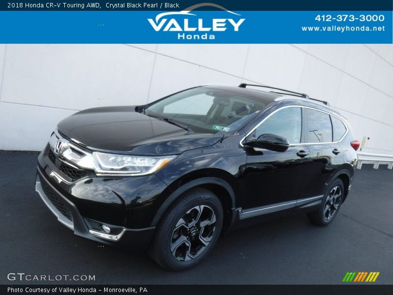 Crystal Black Pearl / Black 2018 Honda CR-V Touring AWD