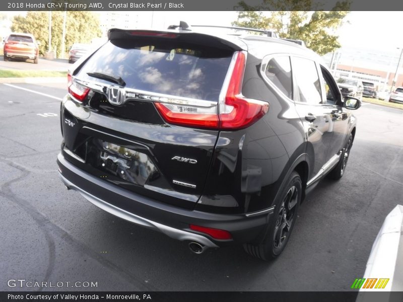 Crystal Black Pearl / Black 2018 Honda CR-V Touring AWD