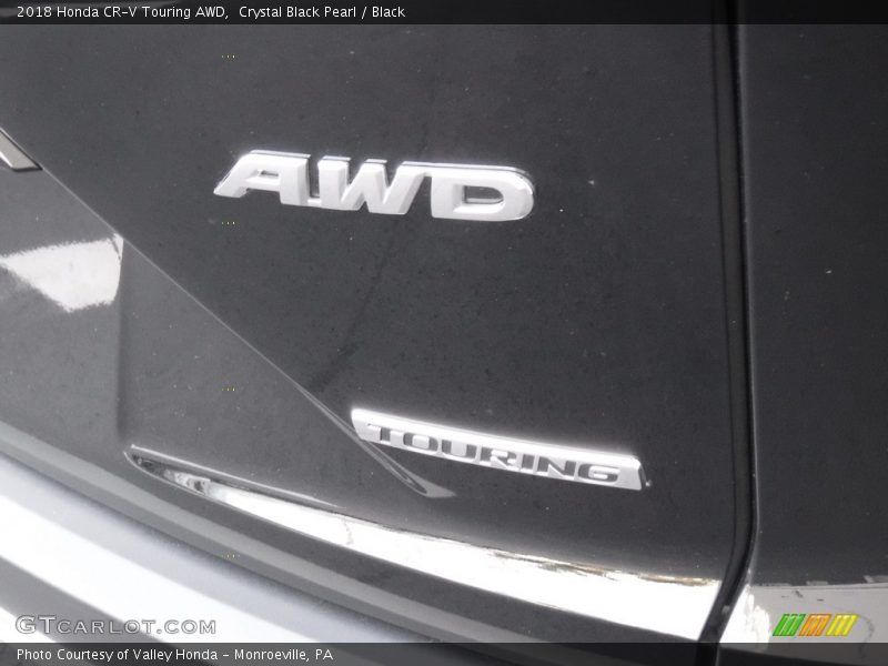 Crystal Black Pearl / Black 2018 Honda CR-V Touring AWD
