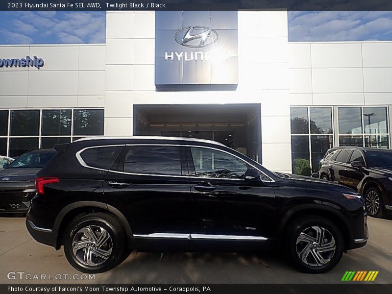 Twilight Black / Black 2023 Hyundai Santa Fe SEL AWD