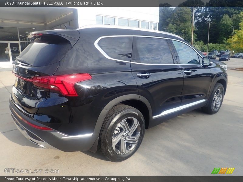 Twilight Black / Black 2023 Hyundai Santa Fe SEL AWD