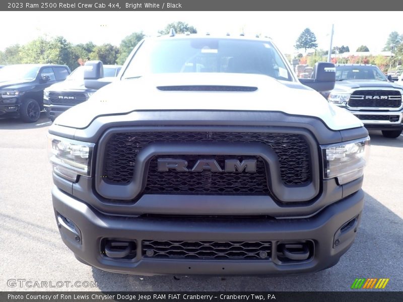 Bright White / Black 2023 Ram 2500 Rebel Crew Cab 4x4