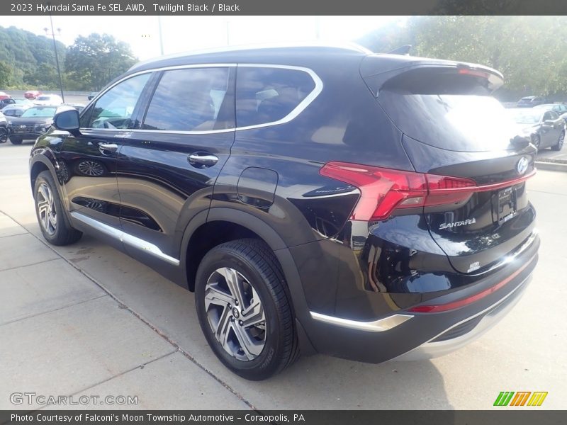 Twilight Black / Black 2023 Hyundai Santa Fe SEL AWD