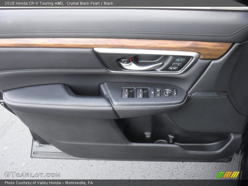Crystal Black Pearl / Black 2018 Honda CR-V Touring AWD