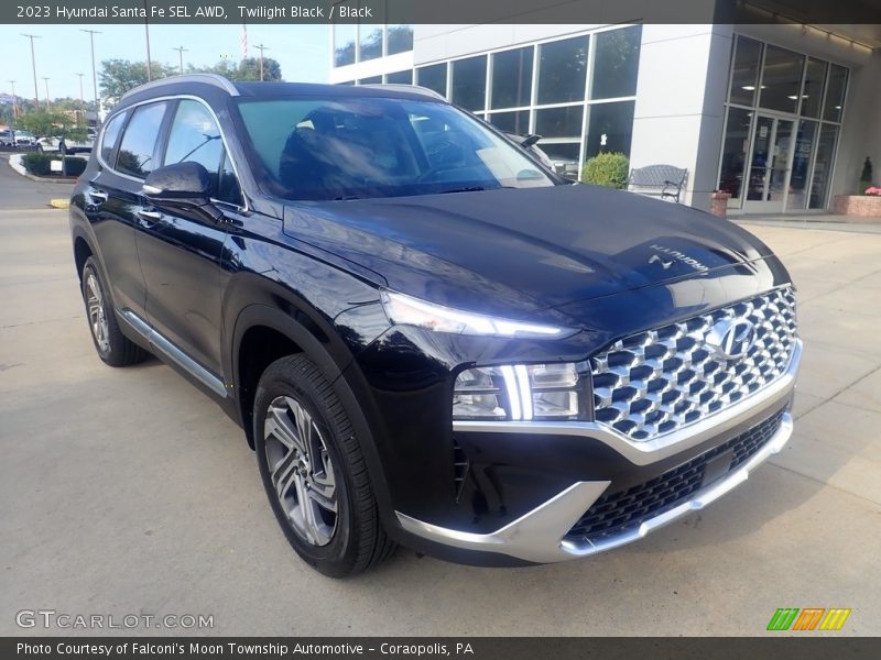 Twilight Black / Black 2023 Hyundai Santa Fe SEL AWD