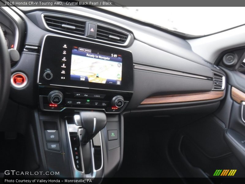 Crystal Black Pearl / Black 2018 Honda CR-V Touring AWD