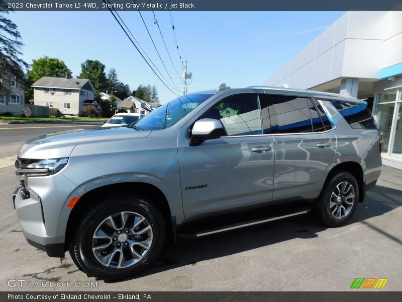 Sterling Gray Metallic / Jet Black 2023 Chevrolet Tahoe LS 4WD