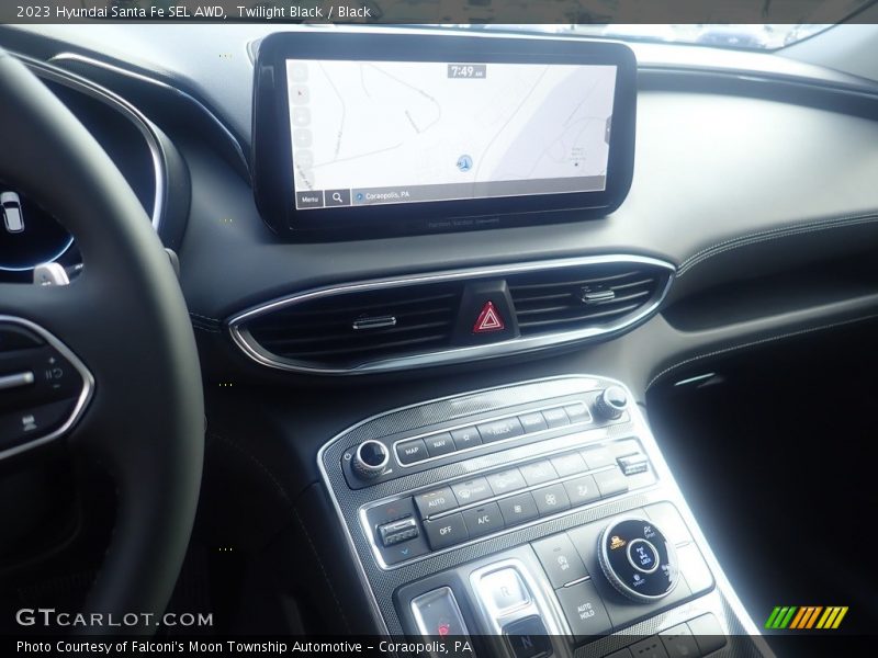 Twilight Black / Black 2023 Hyundai Santa Fe SEL AWD