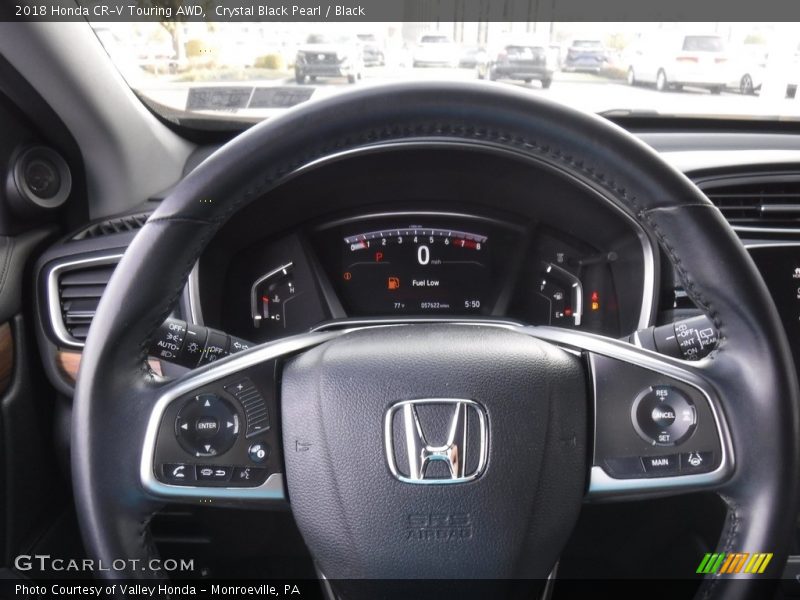 Crystal Black Pearl / Black 2018 Honda CR-V Touring AWD