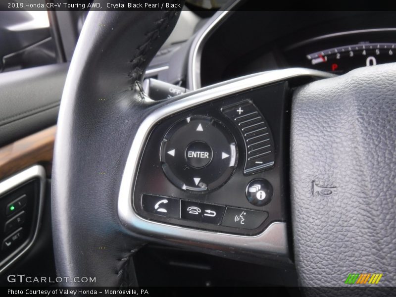 Crystal Black Pearl / Black 2018 Honda CR-V Touring AWD