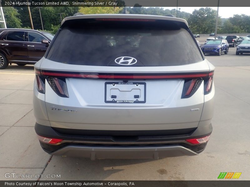 Shimmering Silver / Gray 2024 Hyundai Tucson Limited AWD