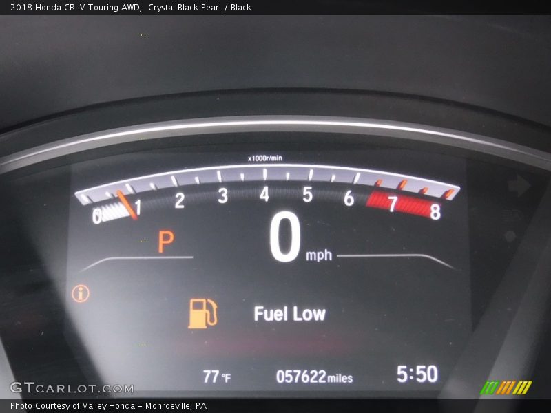 Crystal Black Pearl / Black 2018 Honda CR-V Touring AWD