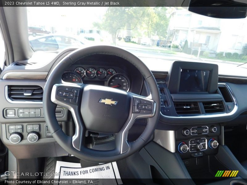 Sterling Gray Metallic / Jet Black 2023 Chevrolet Tahoe LS 4WD