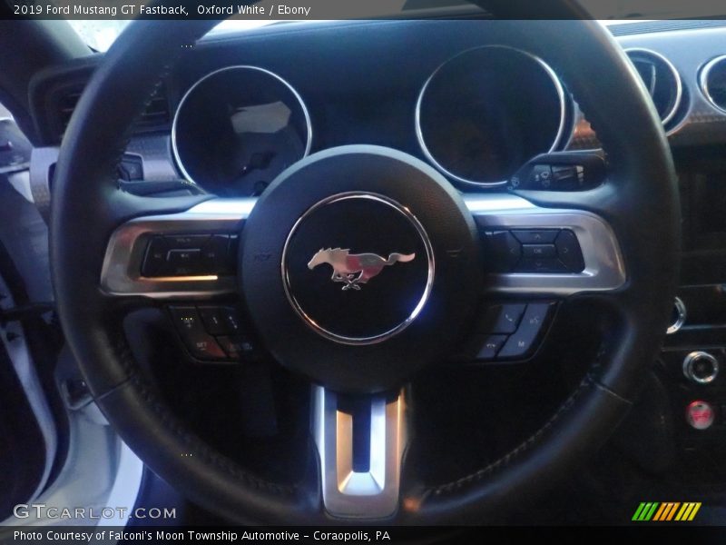 Oxford White / Ebony 2019 Ford Mustang GT Fastback