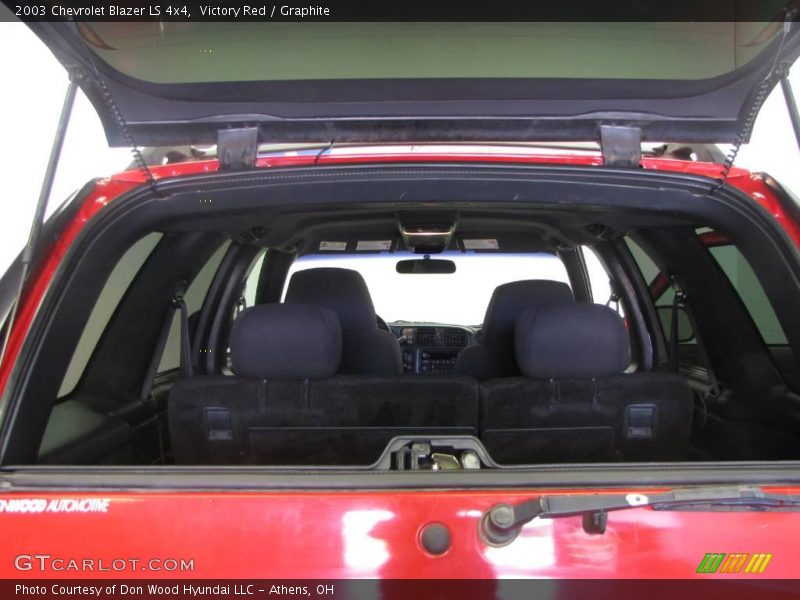 Victory Red / Graphite 2003 Chevrolet Blazer LS 4x4