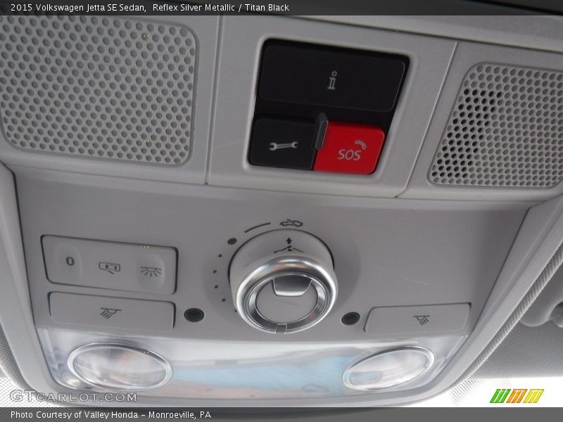 Reflex Silver Metallic / Titan Black 2015 Volkswagen Jetta SE Sedan