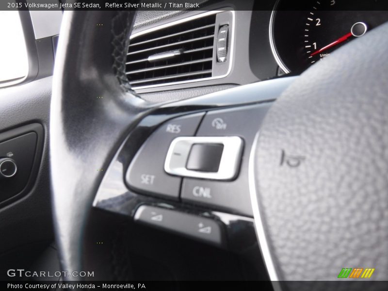 Reflex Silver Metallic / Titan Black 2015 Volkswagen Jetta SE Sedan
