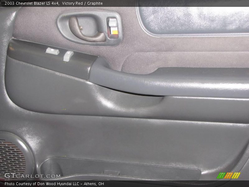 Victory Red / Graphite 2003 Chevrolet Blazer LS 4x4