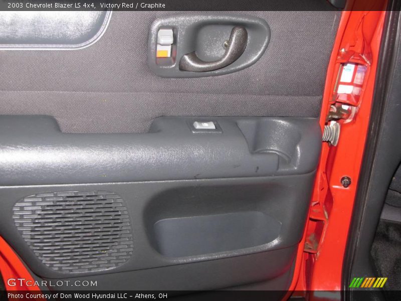 Victory Red / Graphite 2003 Chevrolet Blazer LS 4x4