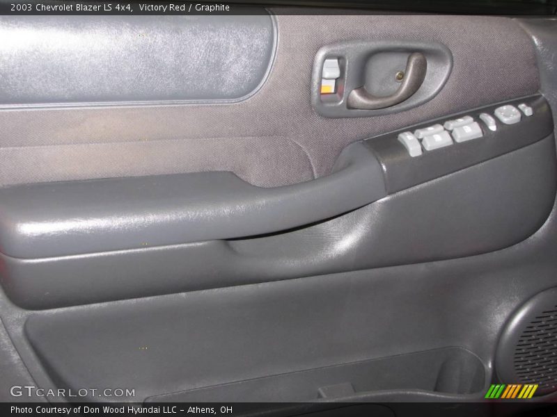 Victory Red / Graphite 2003 Chevrolet Blazer LS 4x4