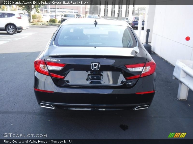 Crystal Black Pearl / Black 2020 Honda Accord EX-L Sedan