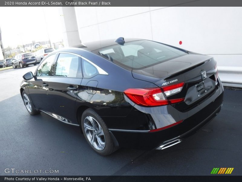 Crystal Black Pearl / Black 2020 Honda Accord EX-L Sedan