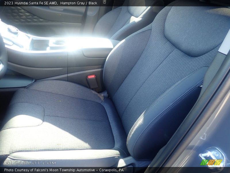 Hampton Gray / Black 2023 Hyundai Santa Fe SE AWD