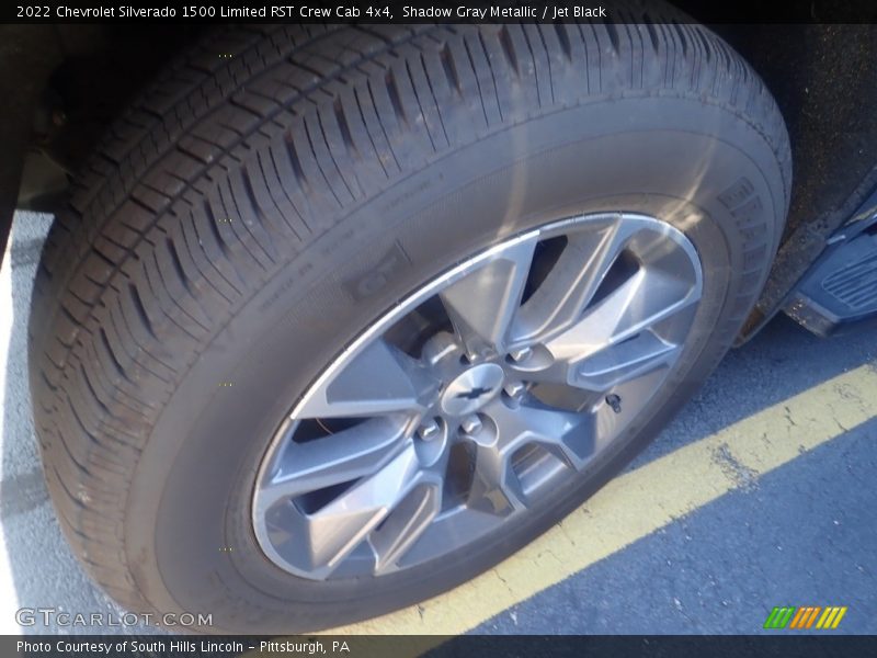 Shadow Gray Metallic / Jet Black 2022 Chevrolet Silverado 1500 Limited RST Crew Cab 4x4