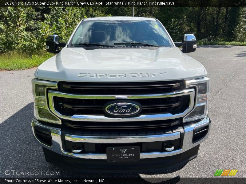 Star White / King Ranch Kingsville/Java 2020 Ford F350 Super Duty King Ranch Crew Cab 4x4