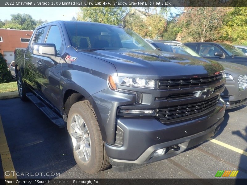 Shadow Gray Metallic / Jet Black 2022 Chevrolet Silverado 1500 Limited RST Crew Cab 4x4