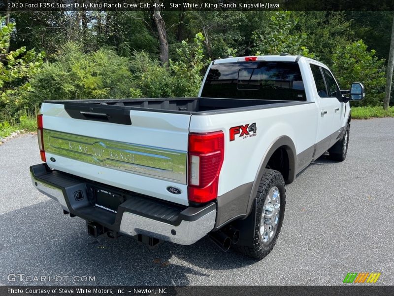 Star White / King Ranch Kingsville/Java 2020 Ford F350 Super Duty King Ranch Crew Cab 4x4