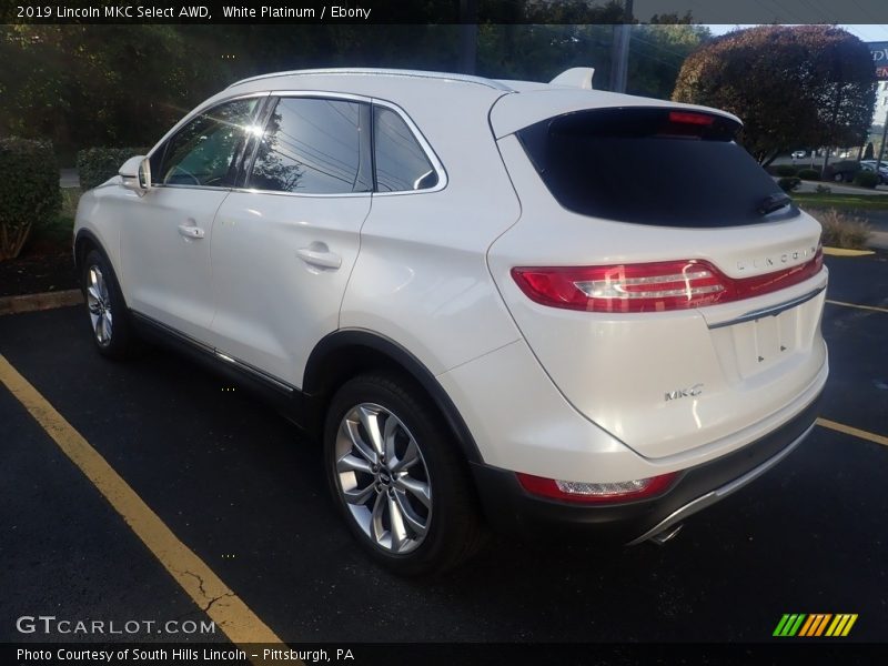 White Platinum / Ebony 2019 Lincoln MKC Select AWD