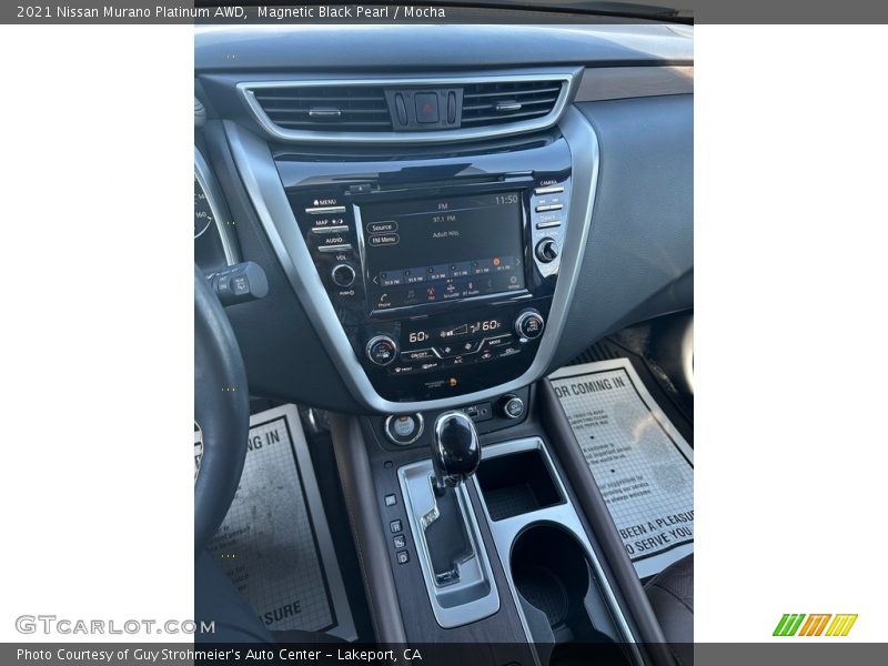Controls of 2021 Murano Platinum AWD