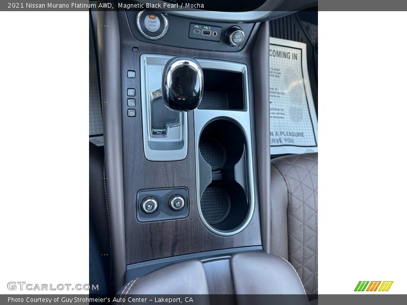  2021 Murano Platinum AWD Xtronic CVT Automatic Shifter
