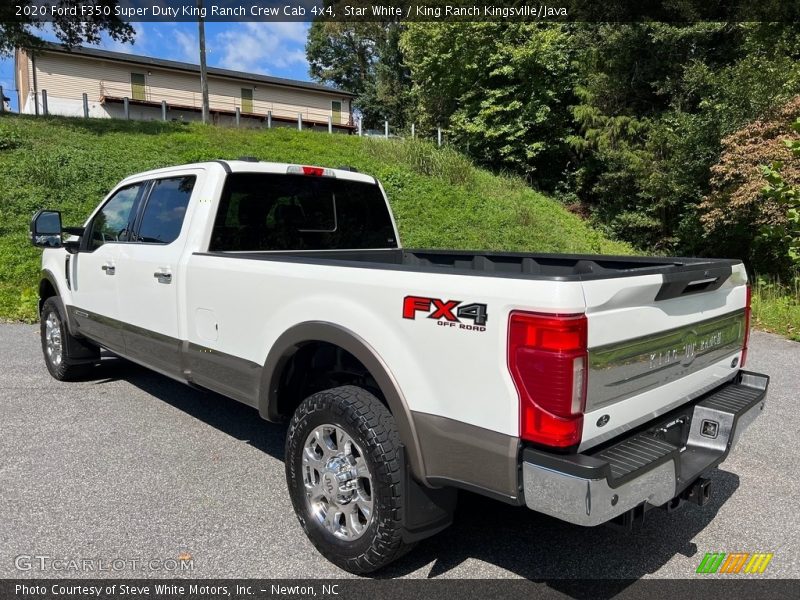Star White / King Ranch Kingsville/Java 2020 Ford F350 Super Duty King Ranch Crew Cab 4x4