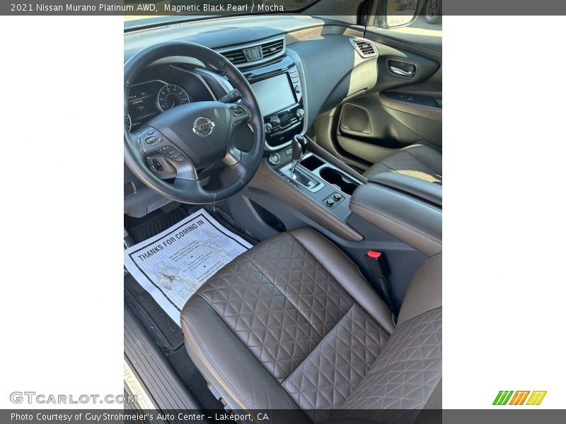 Front Seat of 2021 Murano Platinum AWD