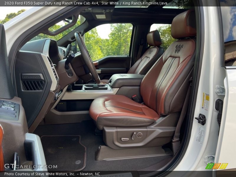  2020 F350 Super Duty King Ranch Crew Cab 4x4 King Ranch Kingsville/Java Interior