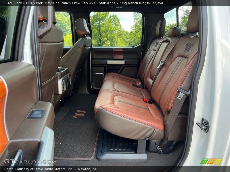 Rear Seat of 2020 F350 Super Duty King Ranch Crew Cab 4x4