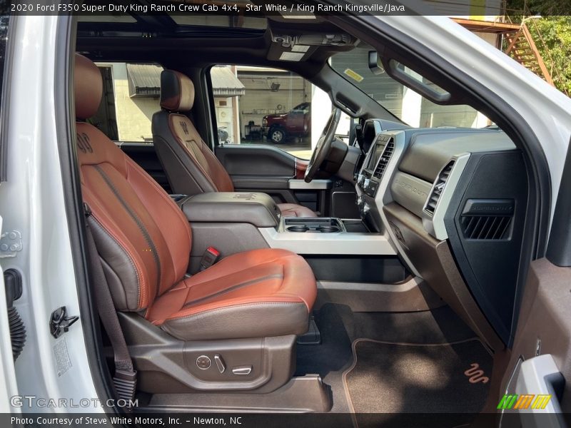 Front Seat of 2020 F350 Super Duty King Ranch Crew Cab 4x4