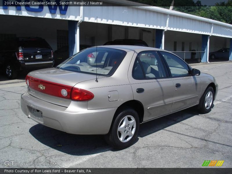 Sandrift Metallic / Neutral 2004 Chevrolet Cavalier Sedan