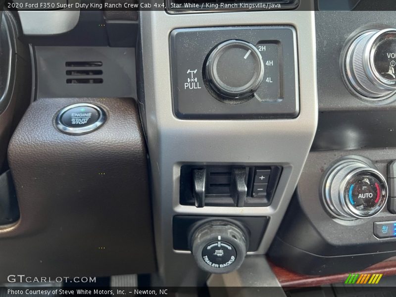 Controls of 2020 F350 Super Duty King Ranch Crew Cab 4x4